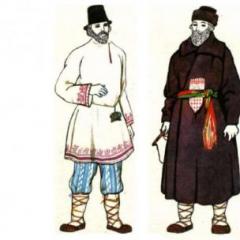 राष्ट्रीय रूसी पुरुषों की पोशाक