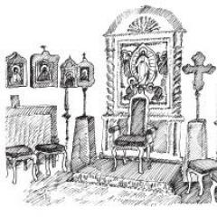 Православна църква, нейната структура и вътрешна украса